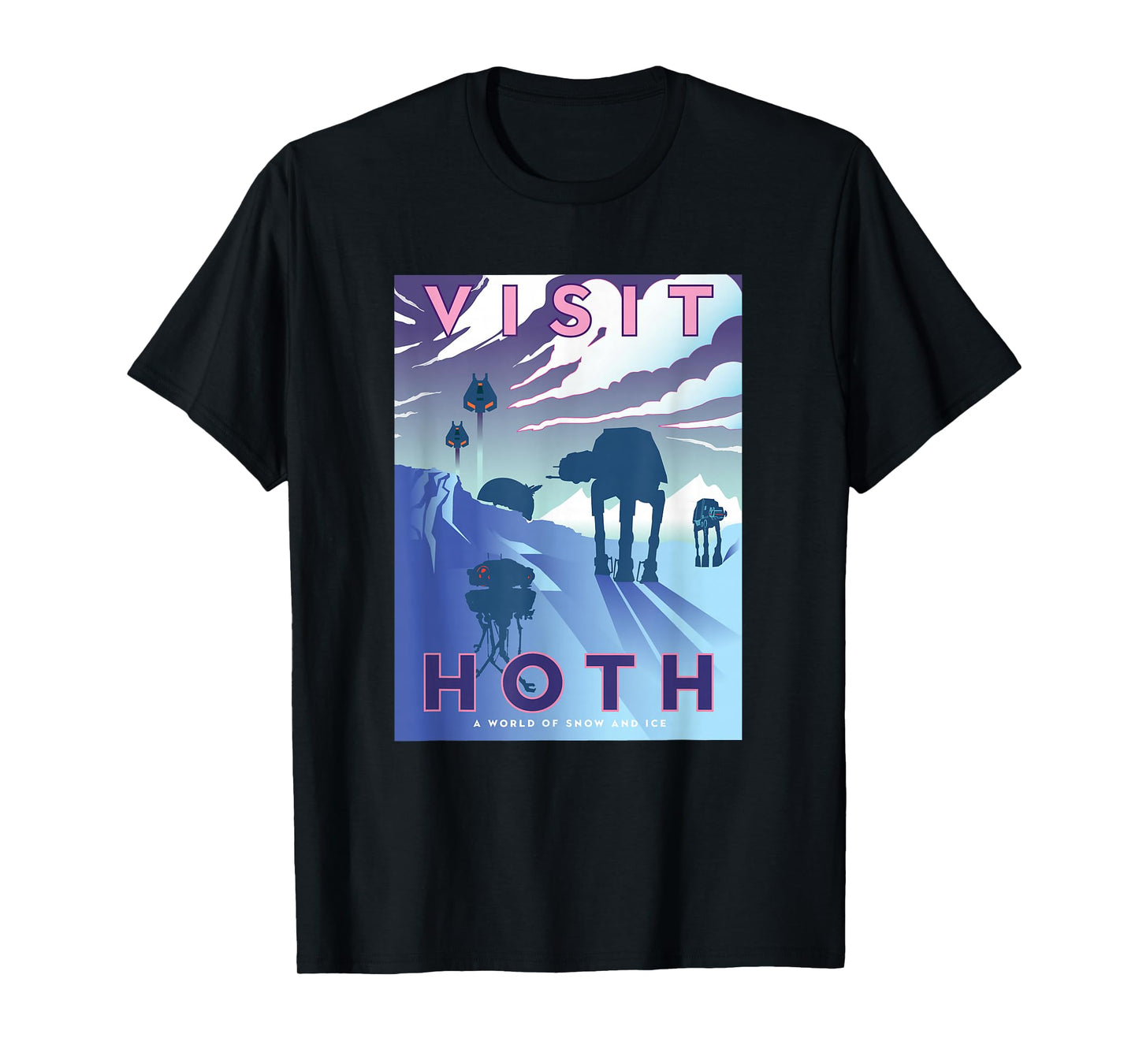 Star Wars The Empire Strikes Back Visit Hoth Postcard T-Shirt