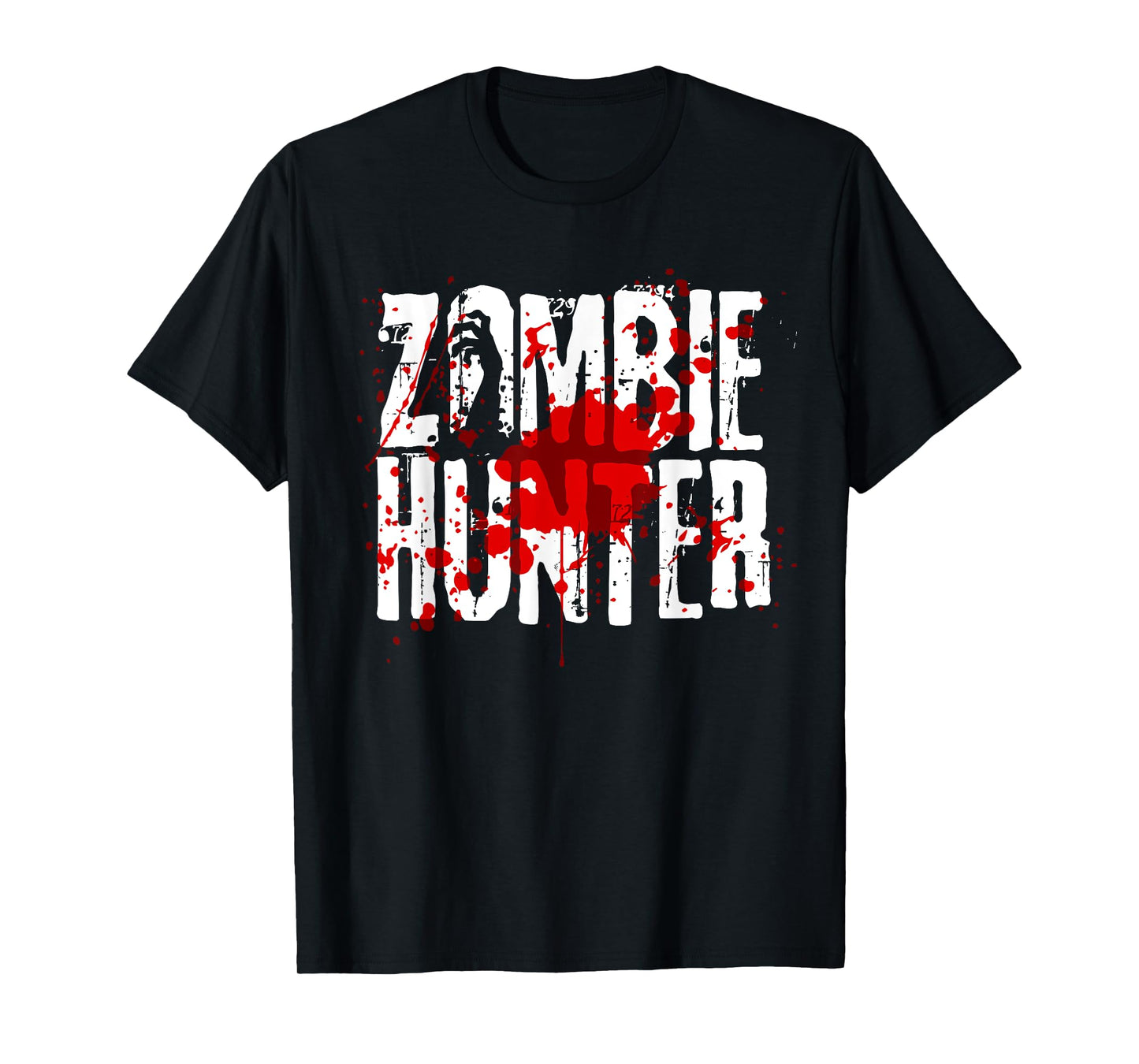 Funny Zombie Hunter Design For Boys Girls Halloween Hunting T-Shirt
