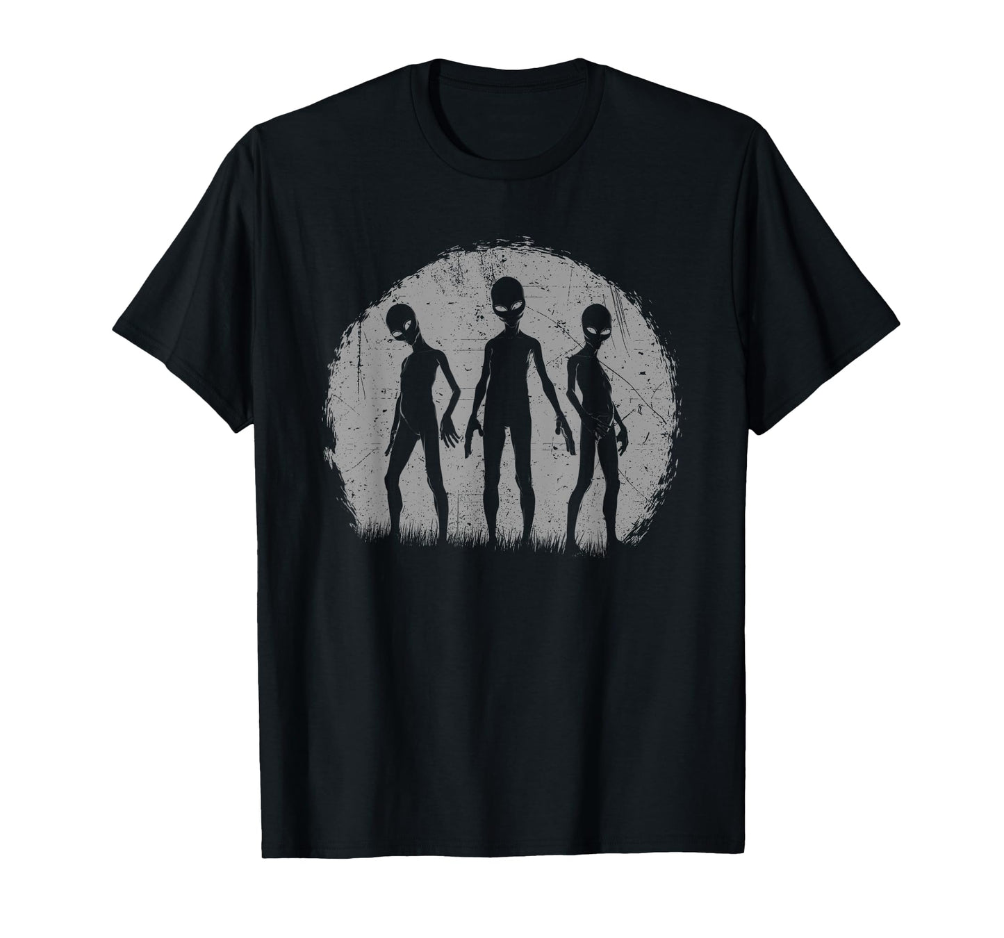 Grey Alien Trio Zeta Reticuli UFO Abduction T-Shirt