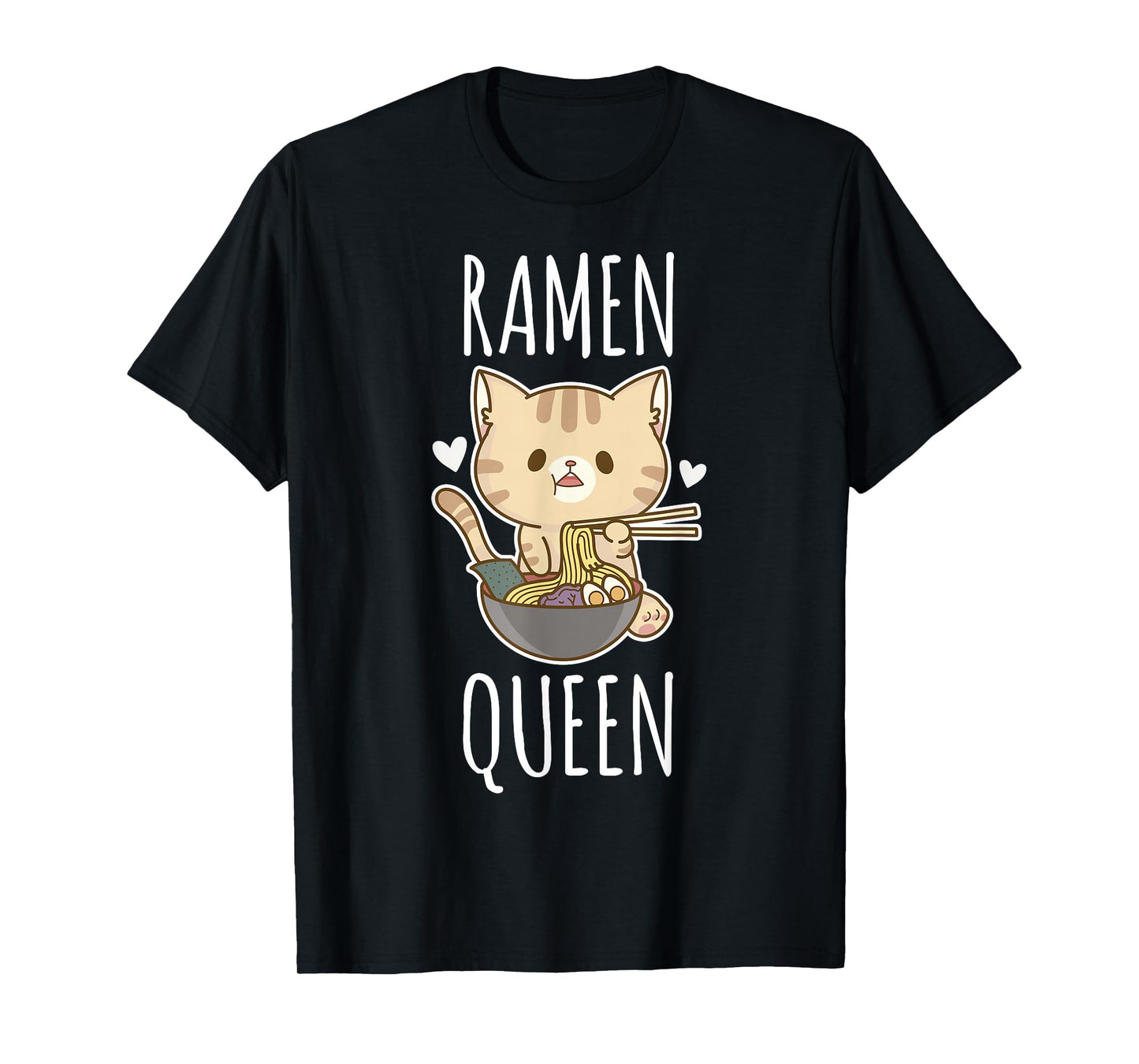 Ramen Queen - Cat Ramen Noodles T-Shirt