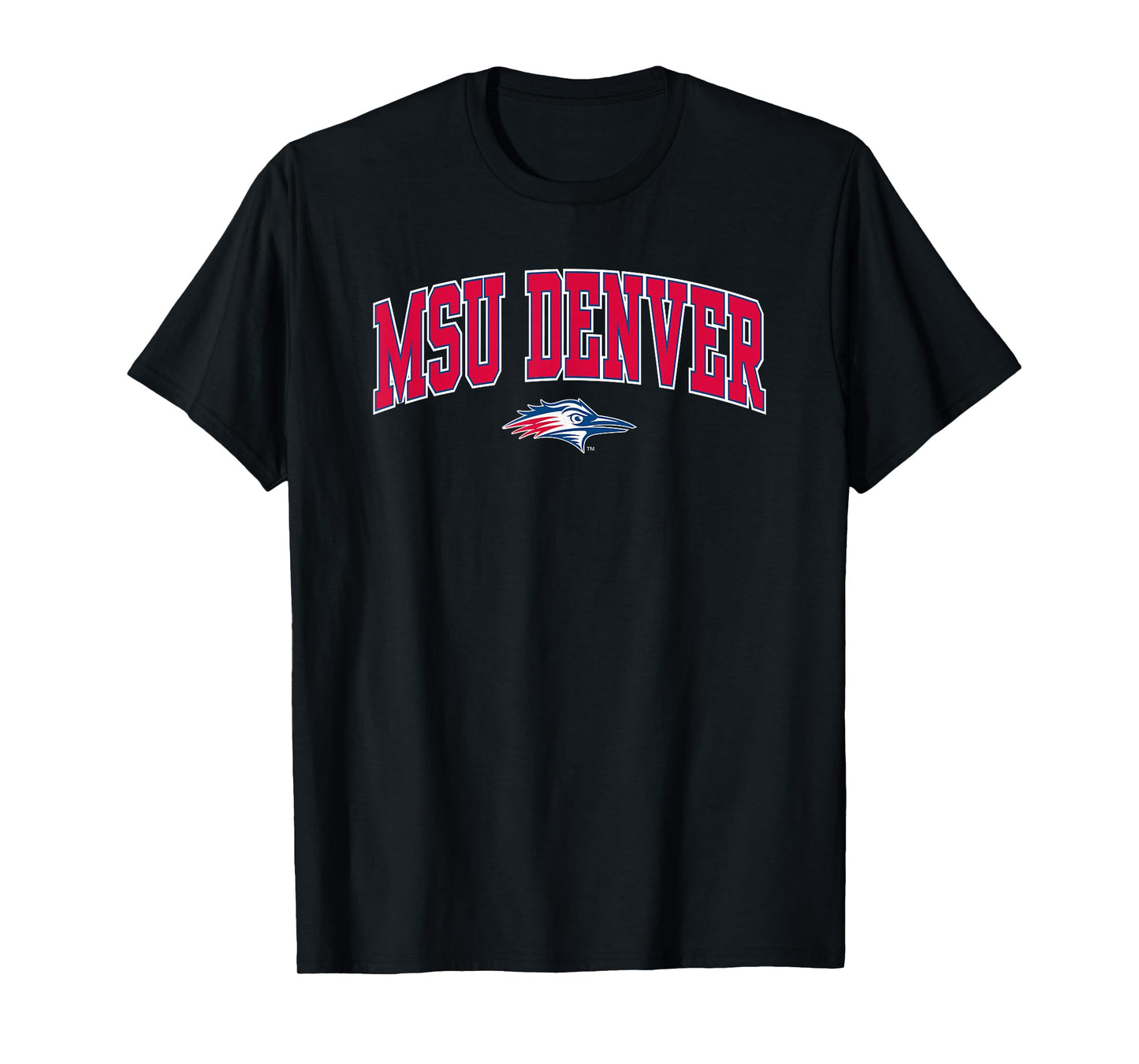 MSU Denver Roadrunners Arch Over Navy Officially Licensed T-Shirt