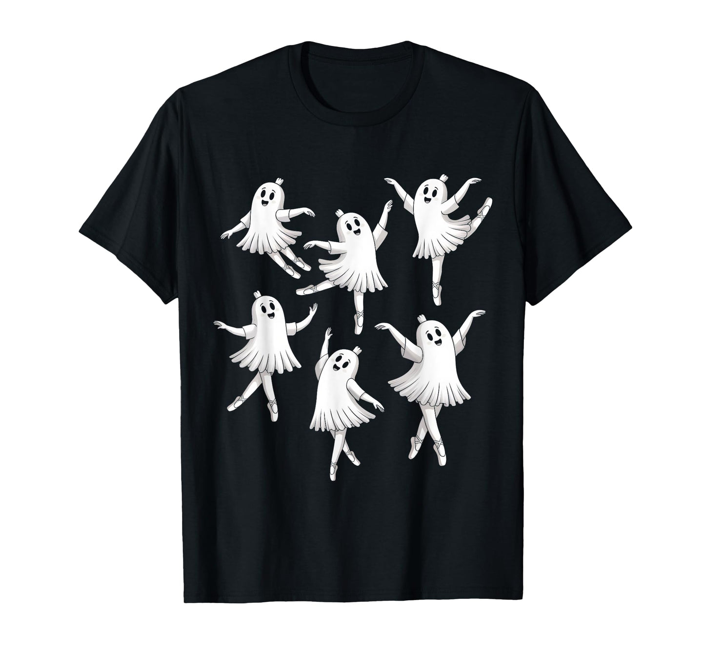 Ballet Ghost Dancer Spooky Dance Teacher Halloween Costume T-Shirt