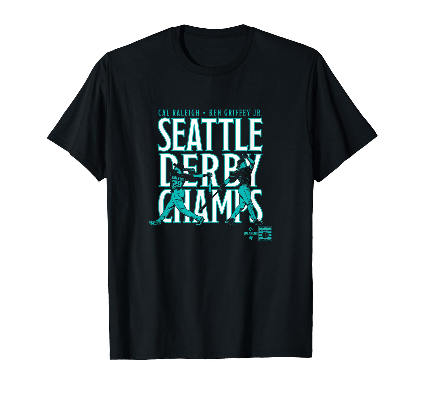 Raleigh & Griffey Jr. - HR Derby Champs - Seattle Baseball T-Shirt