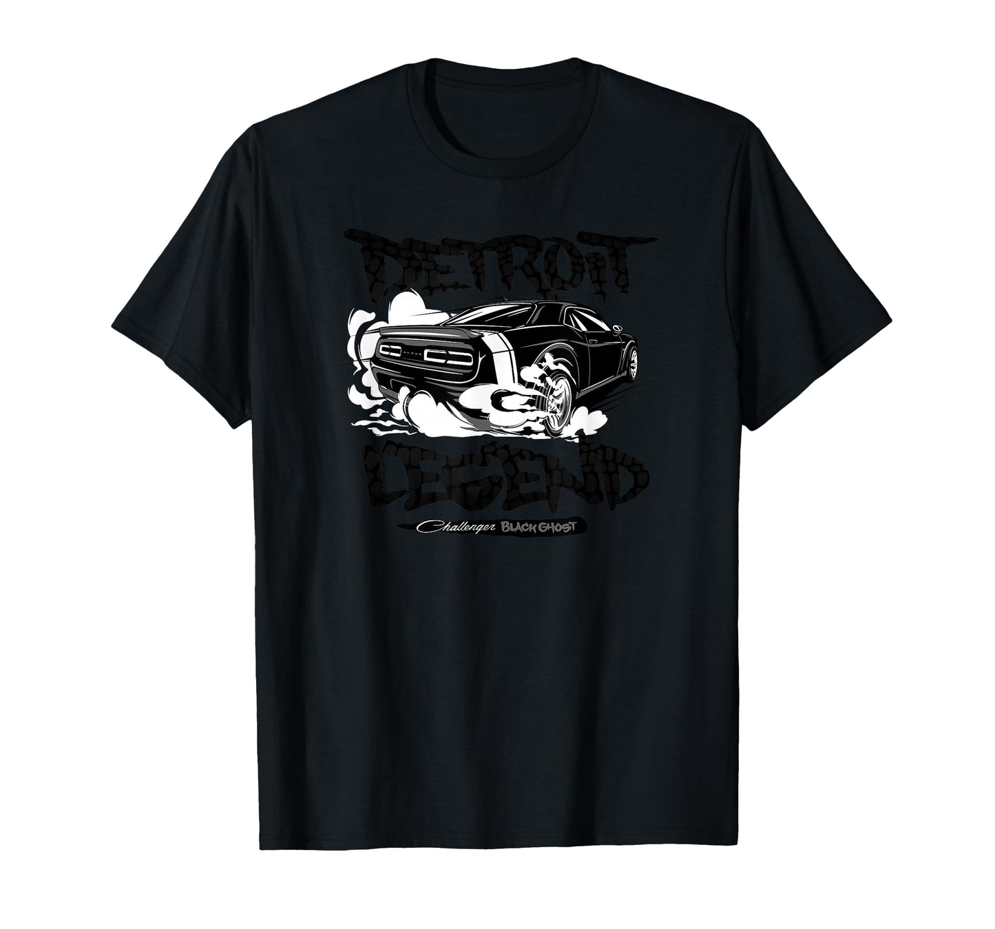 Dodge Challenger Black Ghost, Detroit Legend T-Shirt