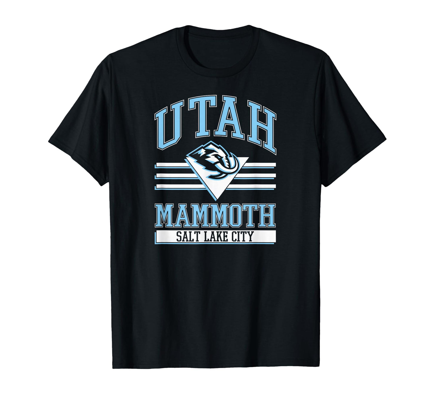 Utah Mammoth Salt Lake City Black NHL Officially Licensed T-Shirt