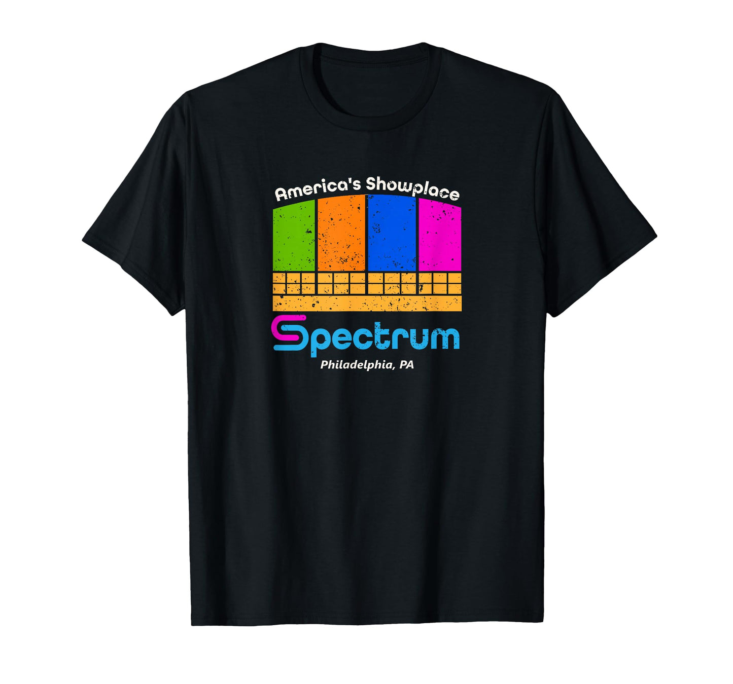 Spectrum Philadelphia Retro 70s & 80s Sports and Music Arena T-Shirt