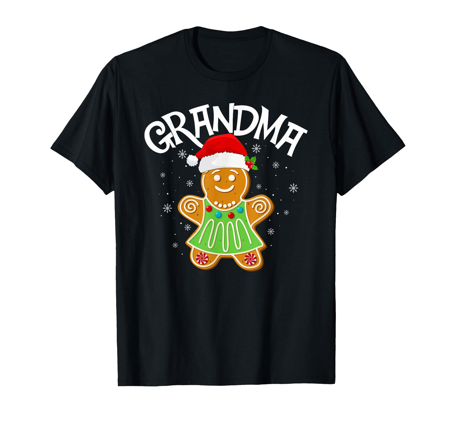 Cookie Baking Matching Family Gingerbread Grandma Christmas T-Shirt