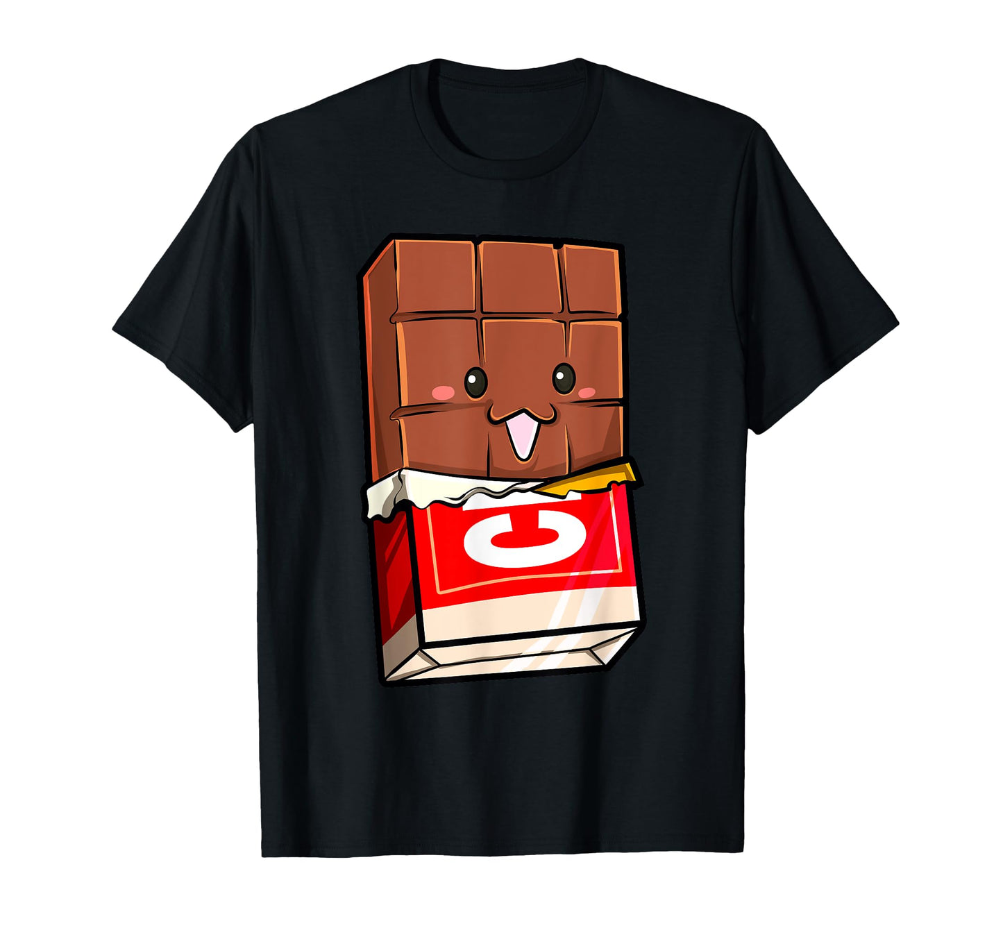 Kawaii Chocolate Bar Cute Smores Halloween Group Costume T-Shirt