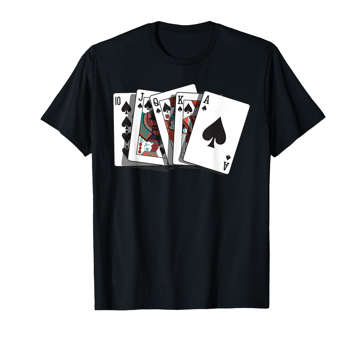 Poker Texas Hold'Em - Gambling Casino Royal Flush Poker T-Shirt