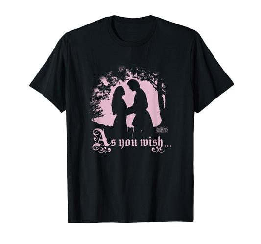 The Princess Bride As You Wish Silhouette Retro Movie T-Shirt