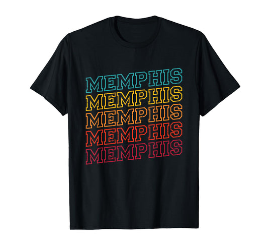 Memphis Tennessee - Retro Vintage Memphis Souvenir - Memphis T-Shirt