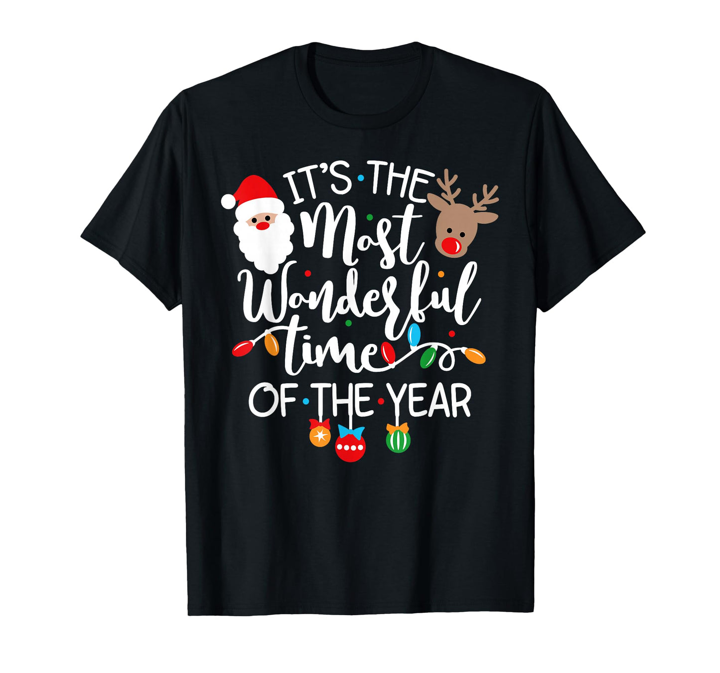 It's The Most Wonderful Time of The Year Christmas Pajama T-Shirt