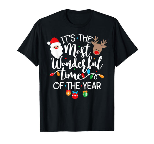 It's The Most Wonderful Time of The Year Christmas Pajama T-Shirt