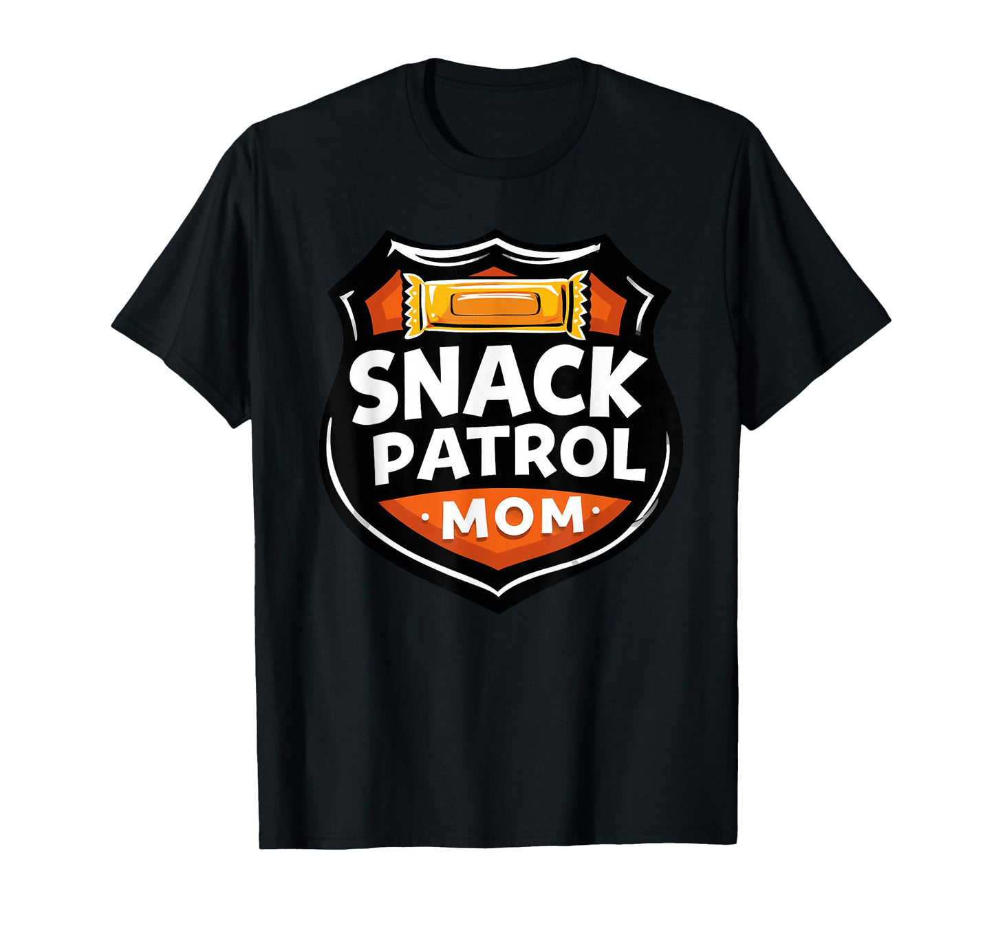 Snack Patrol Mom Halloween Badge T-Shirt