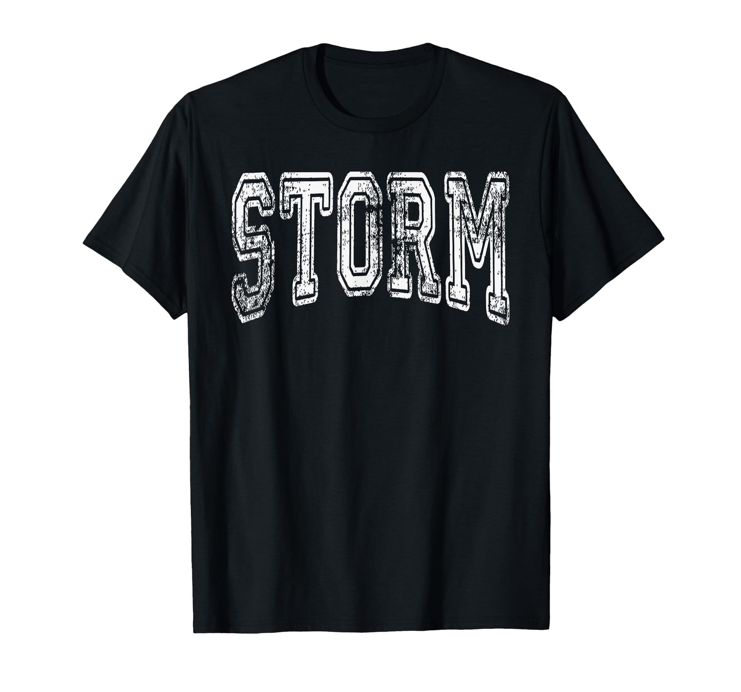 Storm Team Mascot Name Distressed Vintage School Sports Fan T-Shirt