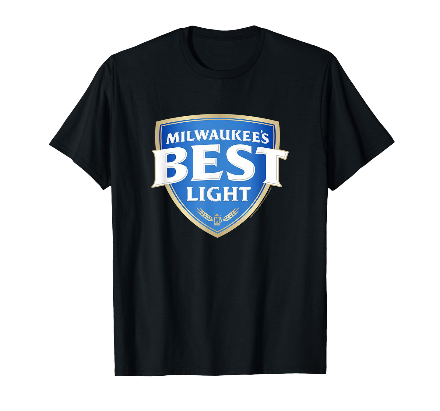 Coors Brewing Company Milwaukee's Best Light Shield Logo T-Shirt