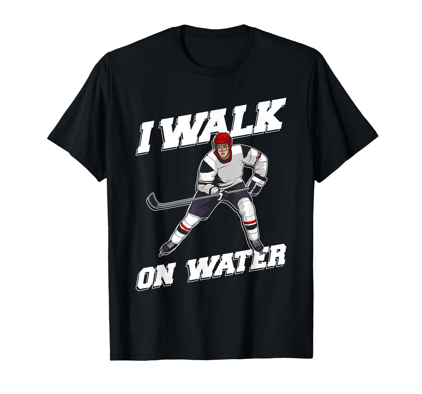 Cool Ice Hockey Player Art For Men Women Ice Hockey Lover T-Shirt