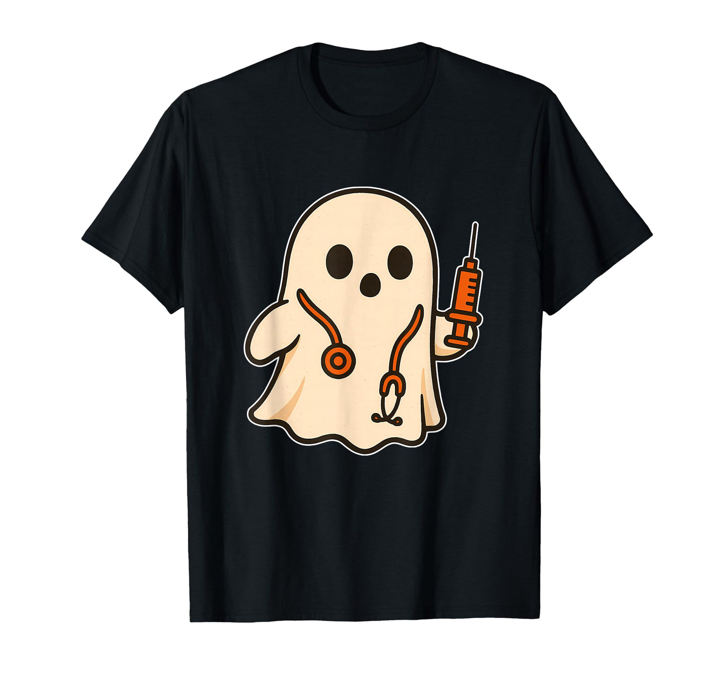 Doctor Ghost with Stethoscope T-Shirt