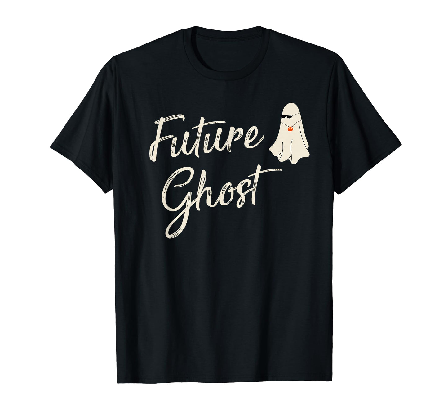 Future Ghost Funny Last Minute Retro Halloween Costume T-Shirt