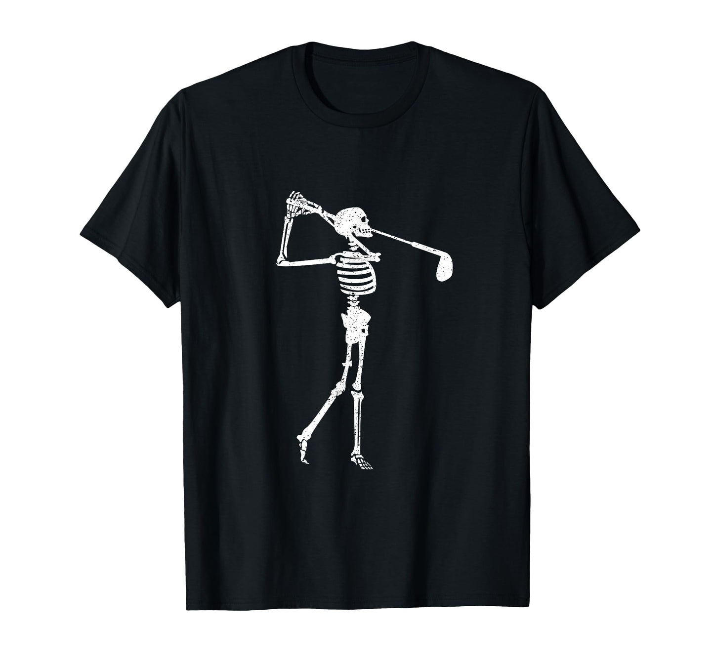 Skeleton Golf Player Funny Halloween Golfing Sports Golfer T-Shirt