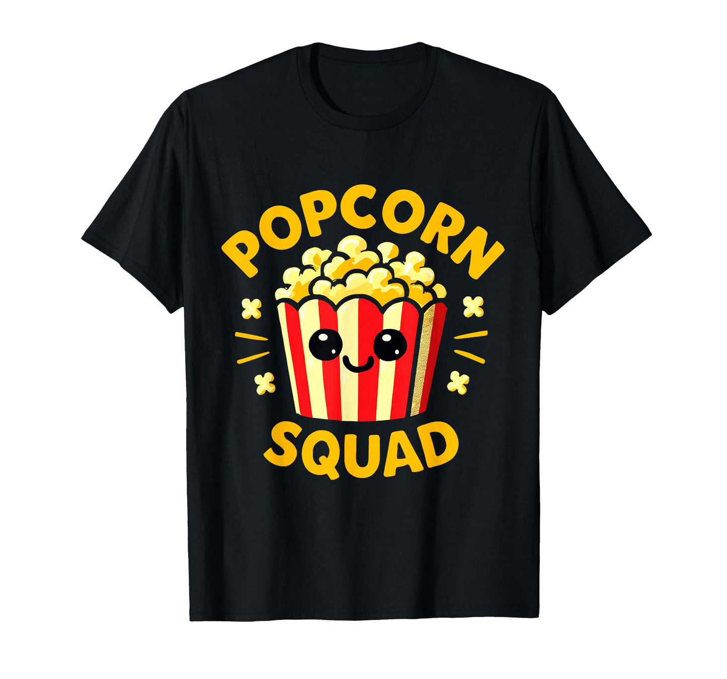 Popcorn Squad Cinema Movie Night Snack Funny Popcorn Lover T-Shirt