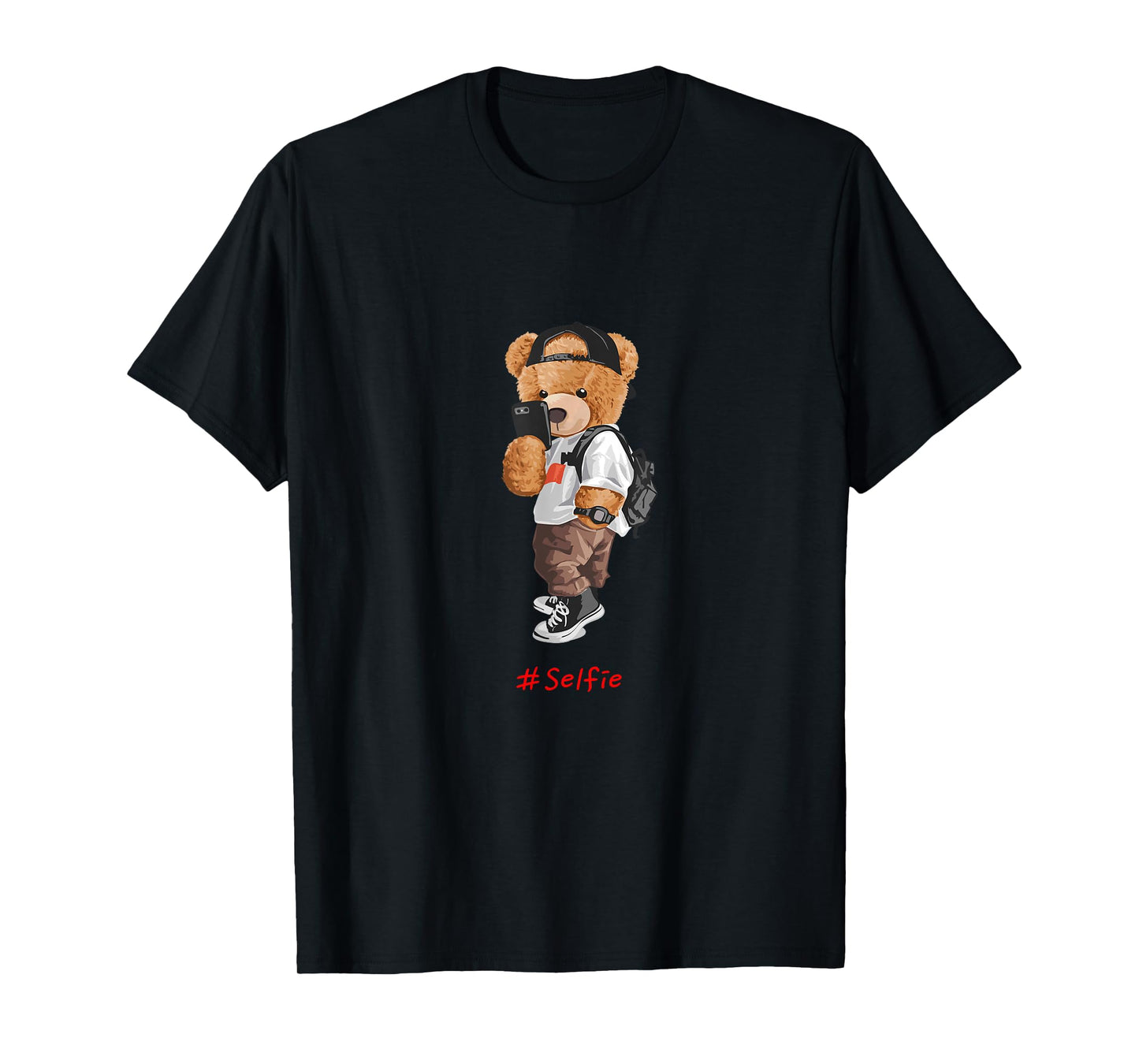Men's Women's Kids Teddy Bear Graphic Cool Designs Funny T-Shirt Small