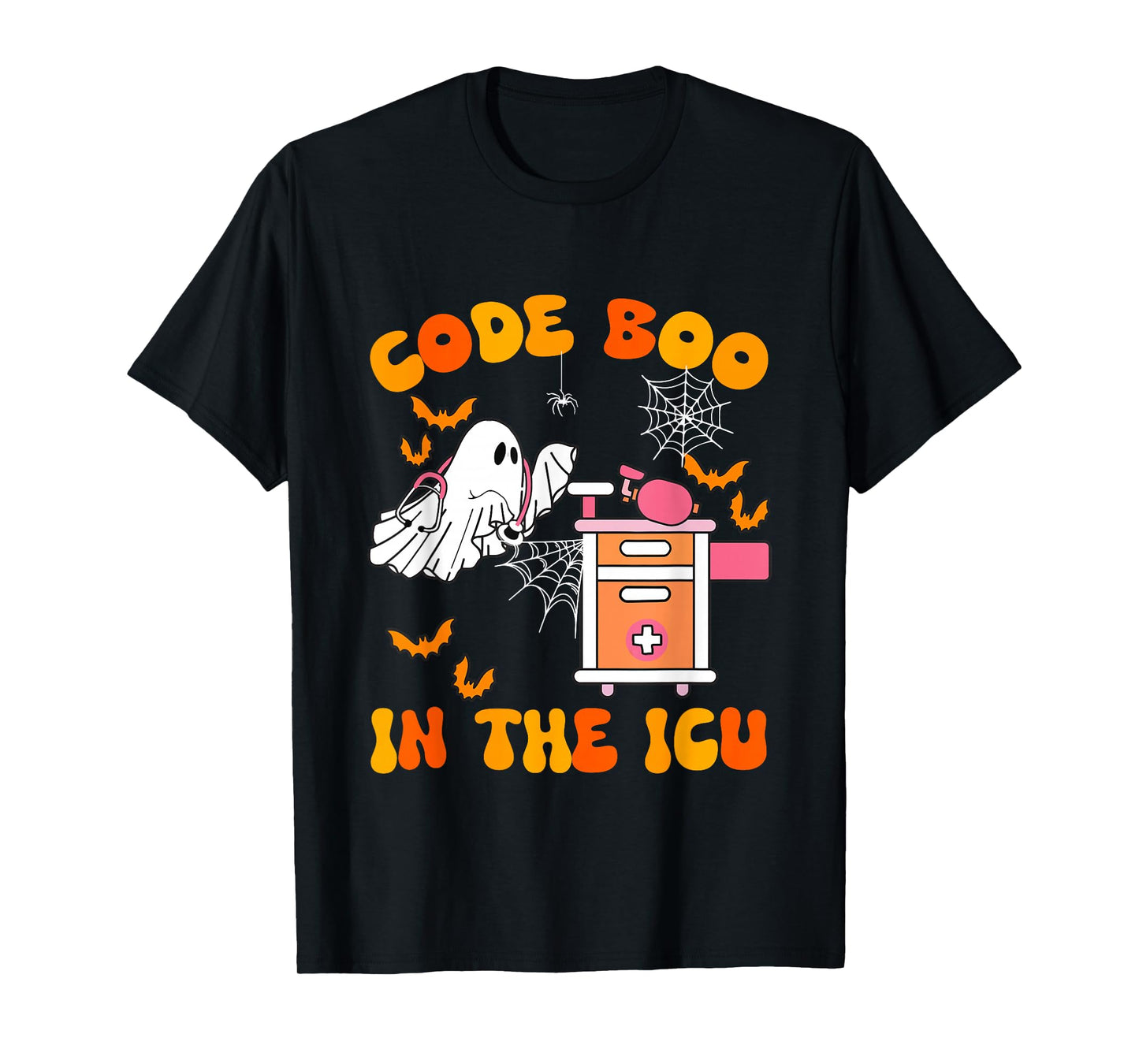 Ghost Code Boo In The ICU Nursing Gift For Halloween Costume T-Shirt