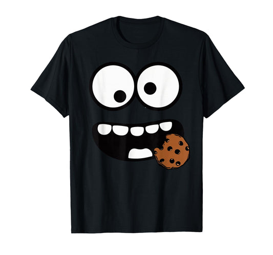 Cute Cookie and Scary Monster Halloween T T-Shirt