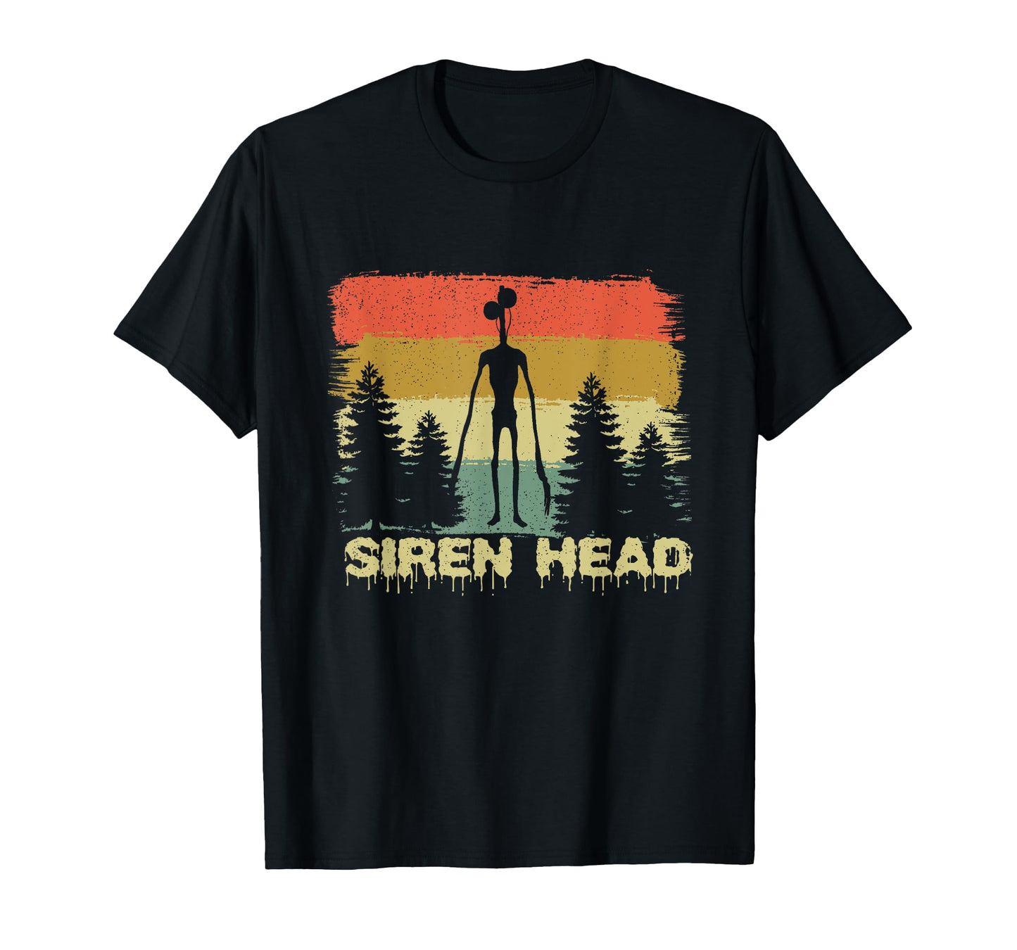 Monster Myth Siren Head Mysterious Creature Creepy Halloween T-Shirt