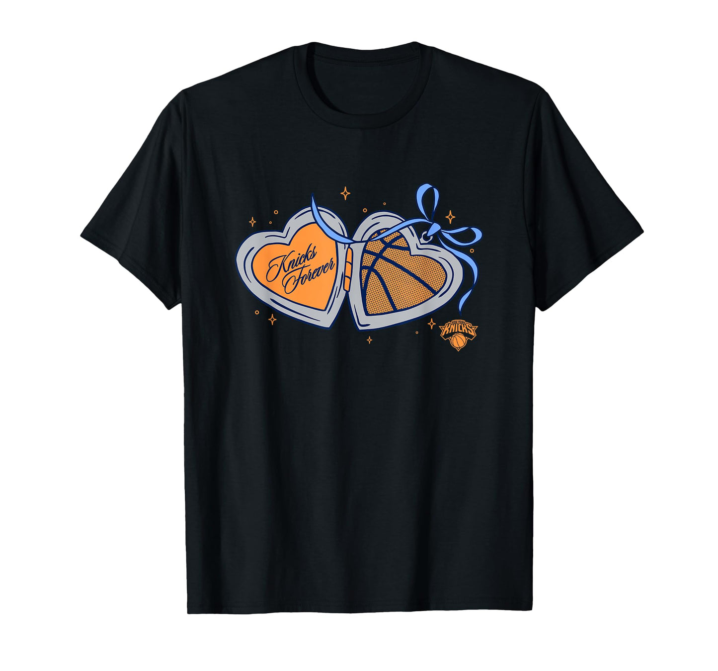 NBA New York Knicks Valentine's Day Heart Locket T-Shirt
