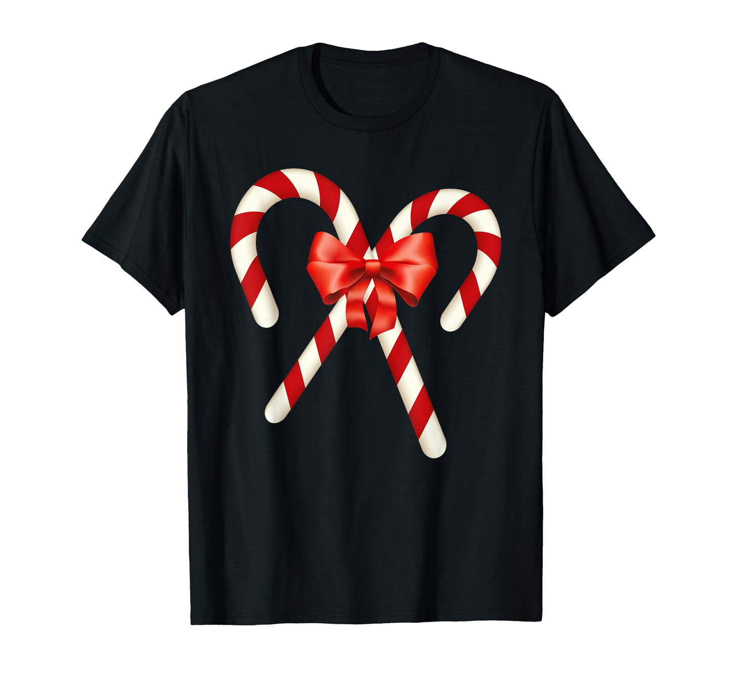 Candy Canes Christmas Shirt for Kids Candy Lover T-Shirt