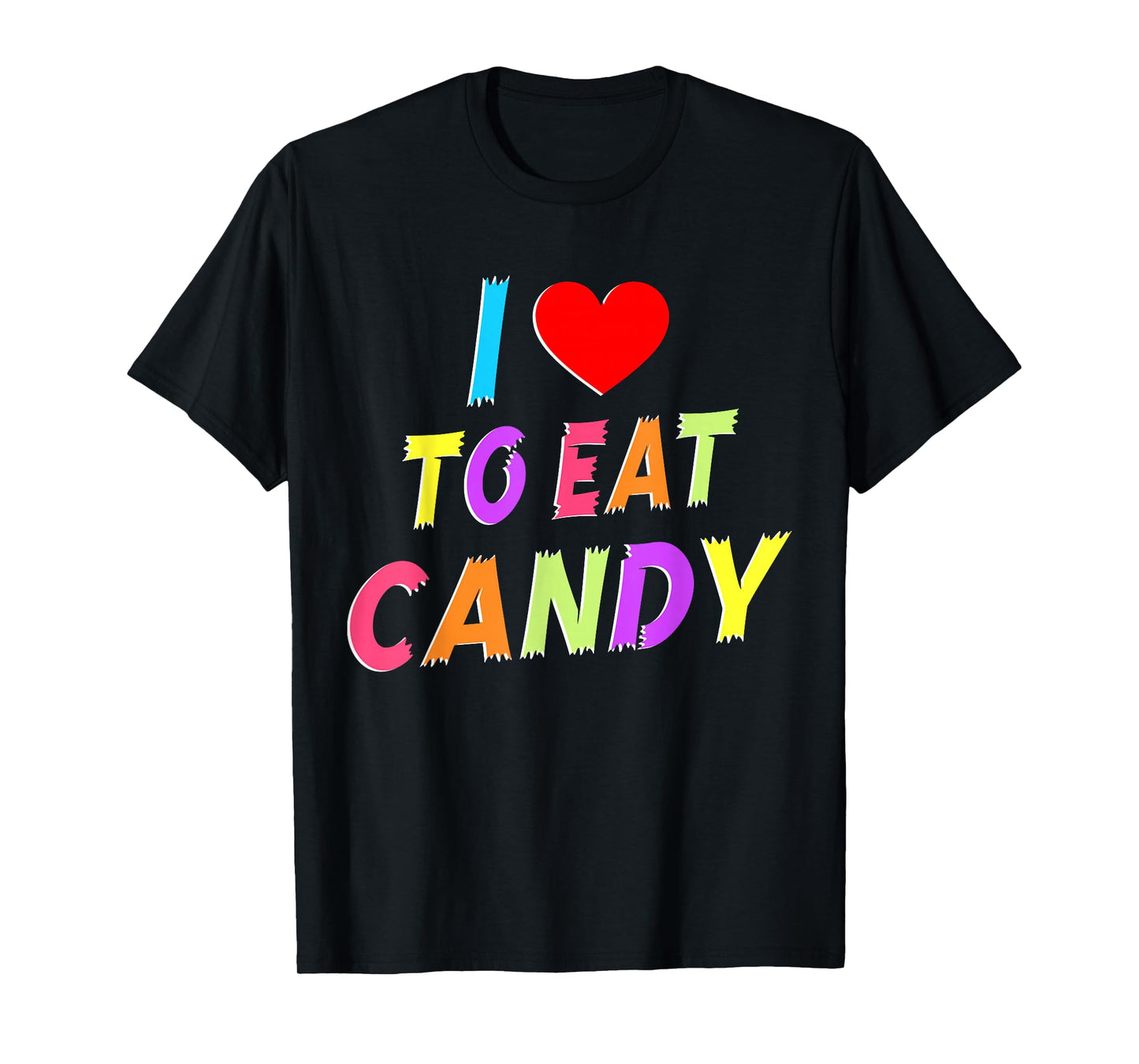 Groovy I Love To Eat Candy I'm Candy Funny Couple Matching T-Shirt