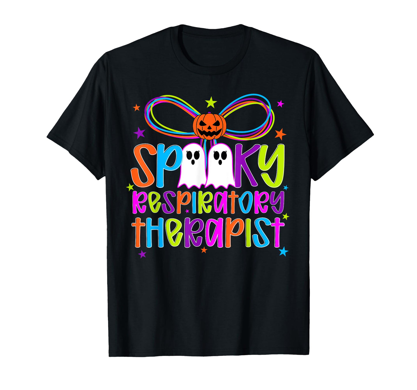 Spooky Respiratory Therapist Halloween Respiratory Therapy T-Shirt