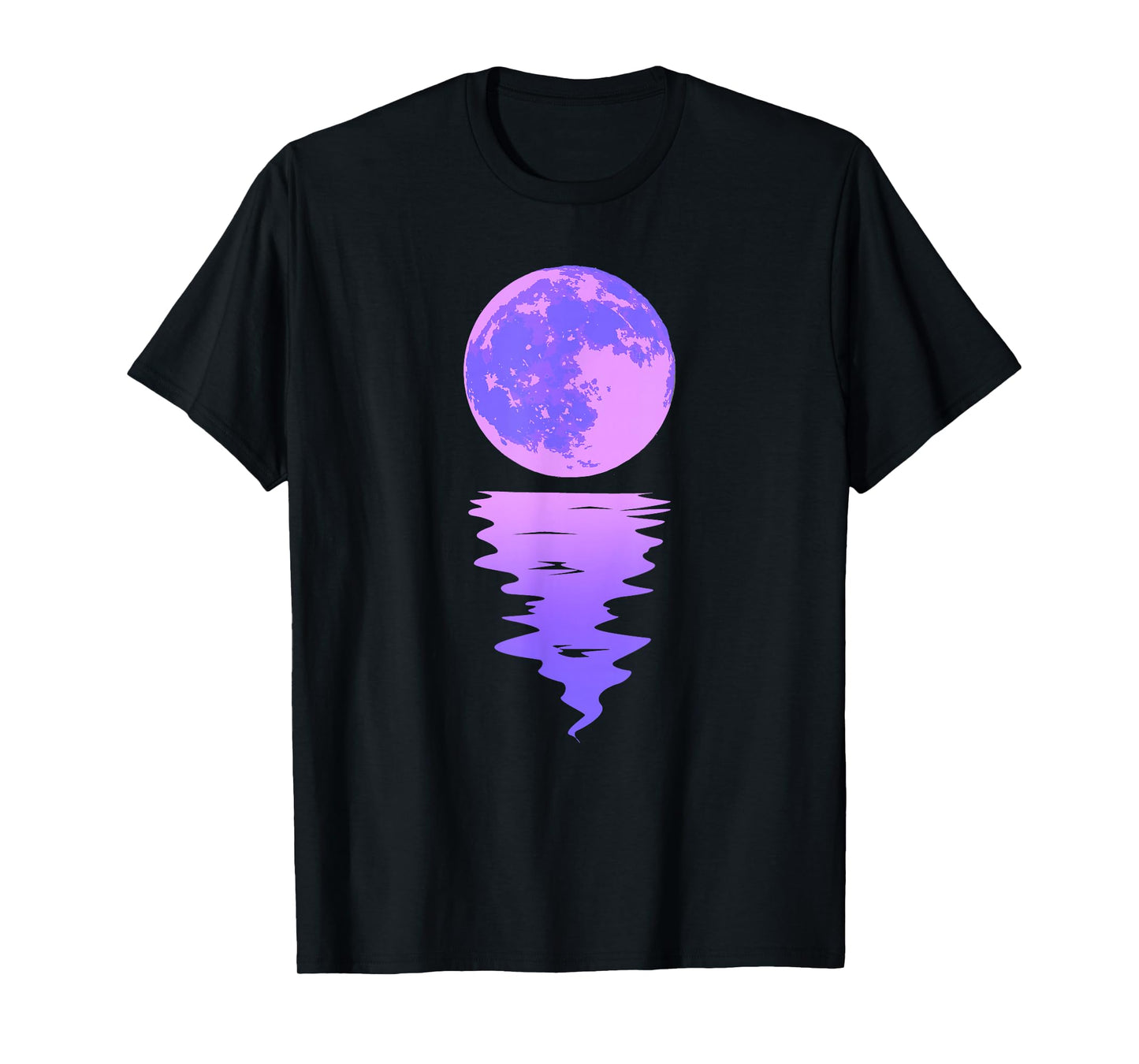 Vaporwave Aesthetic Purple Moon Pastel Moonlight Graphic T-Shirt
