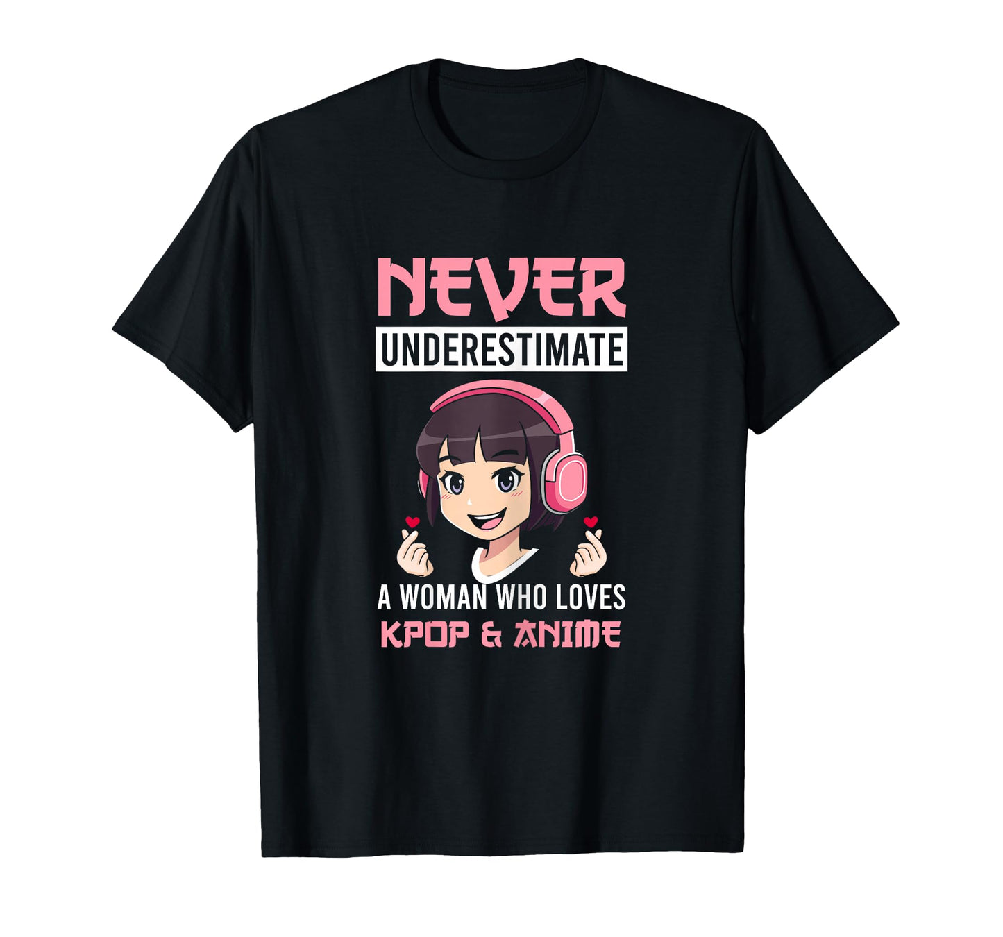 A Woman who Loves Kpop Anime Merch K-pop Merchandise Gift T-Shirt