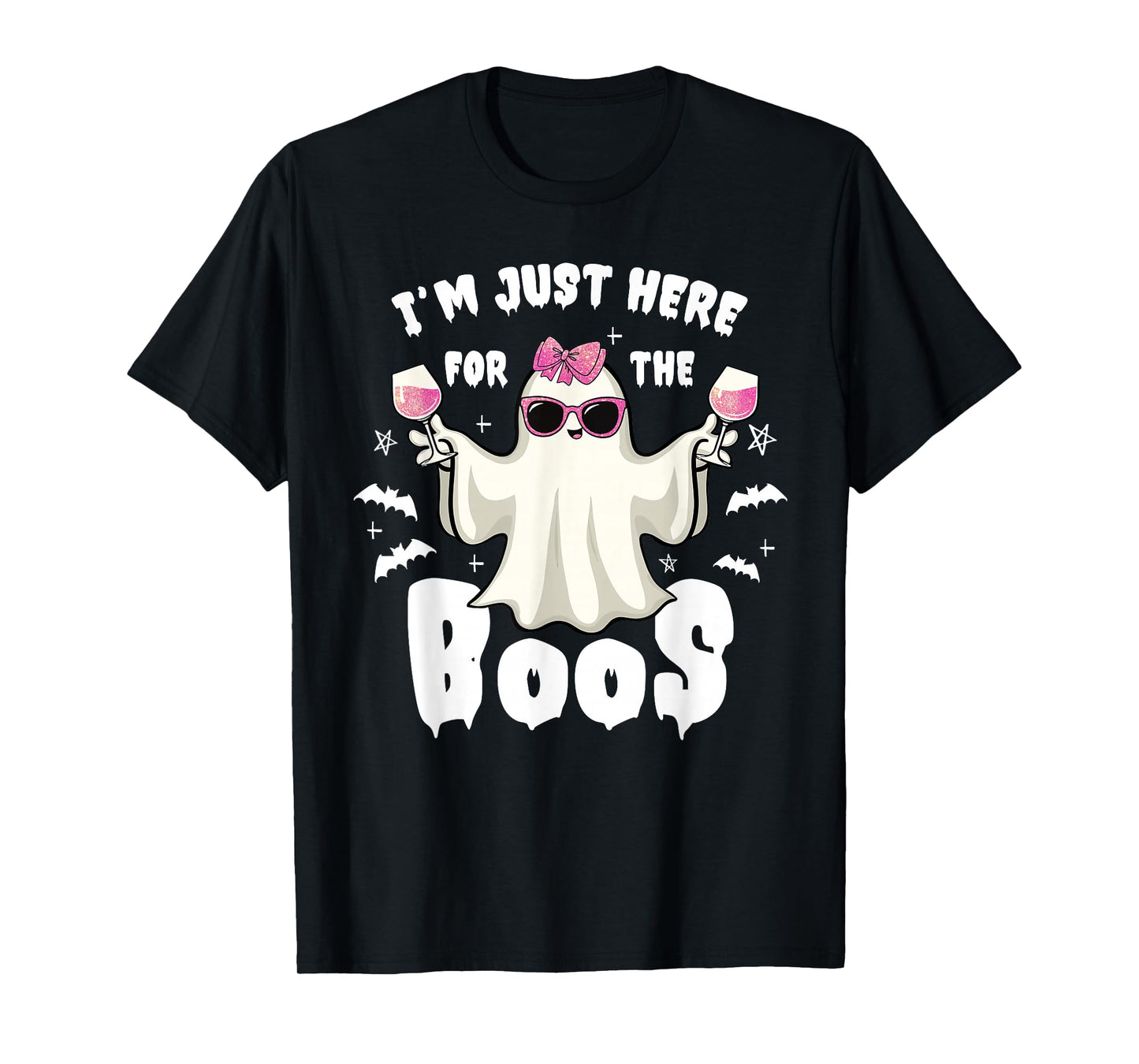 I'm Just Here for The Boos Halloween Ghost Women T-Shirt
