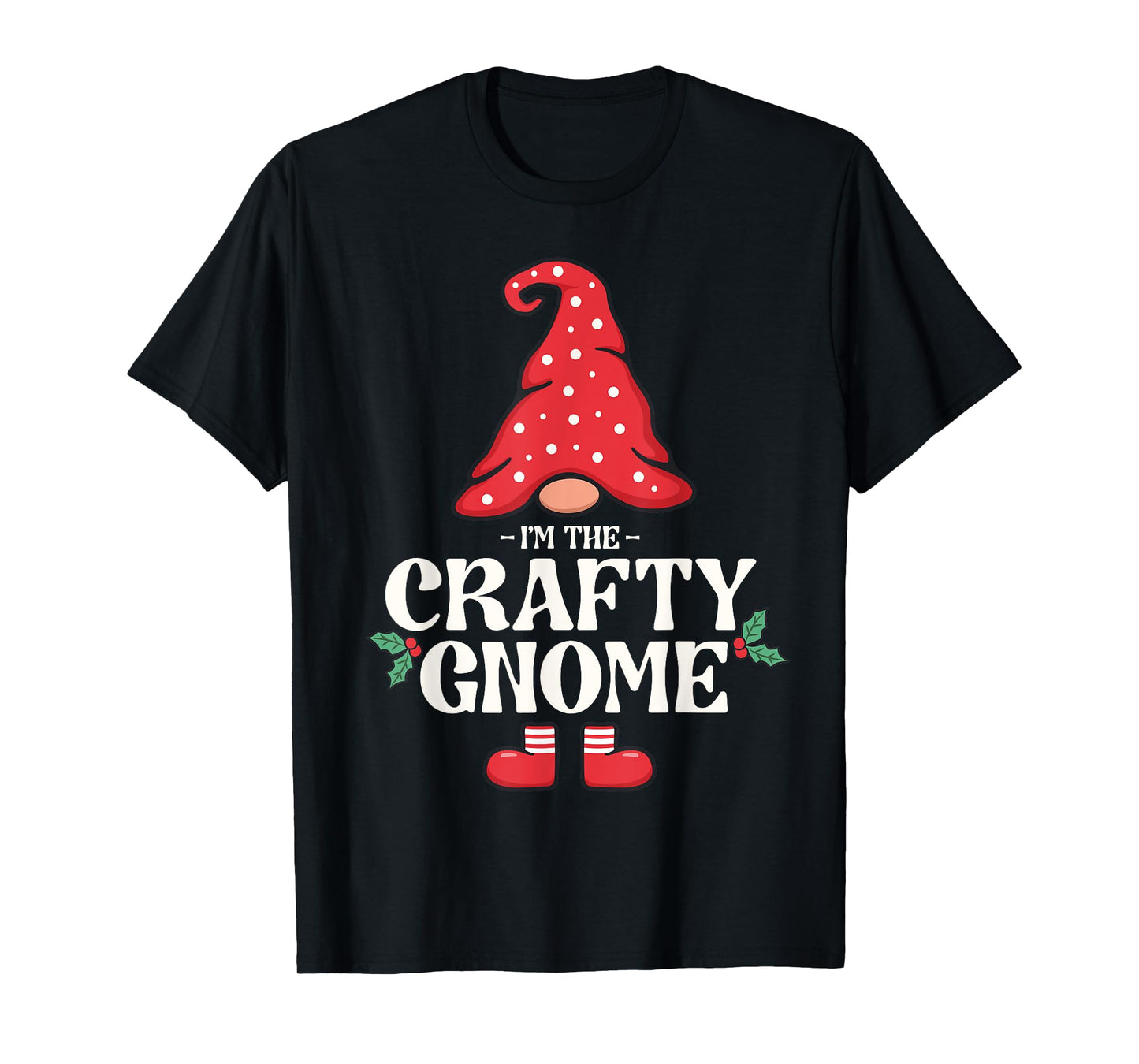 The Crafty Gnome Funny Family Matching Group Christmas T-Shirt