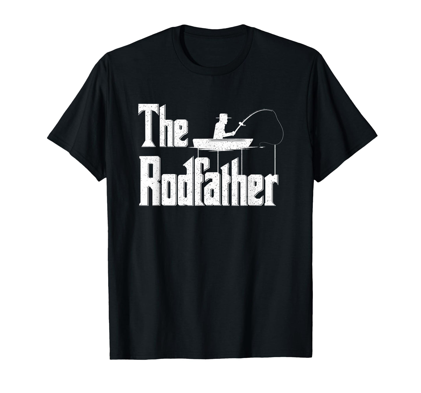 The Rodfather | Funny Fishing Dad Gift T-Shirt