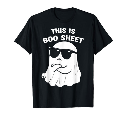 This Is Boo Sheet Ghost Halloween Costume funny Men Women T-Shirt