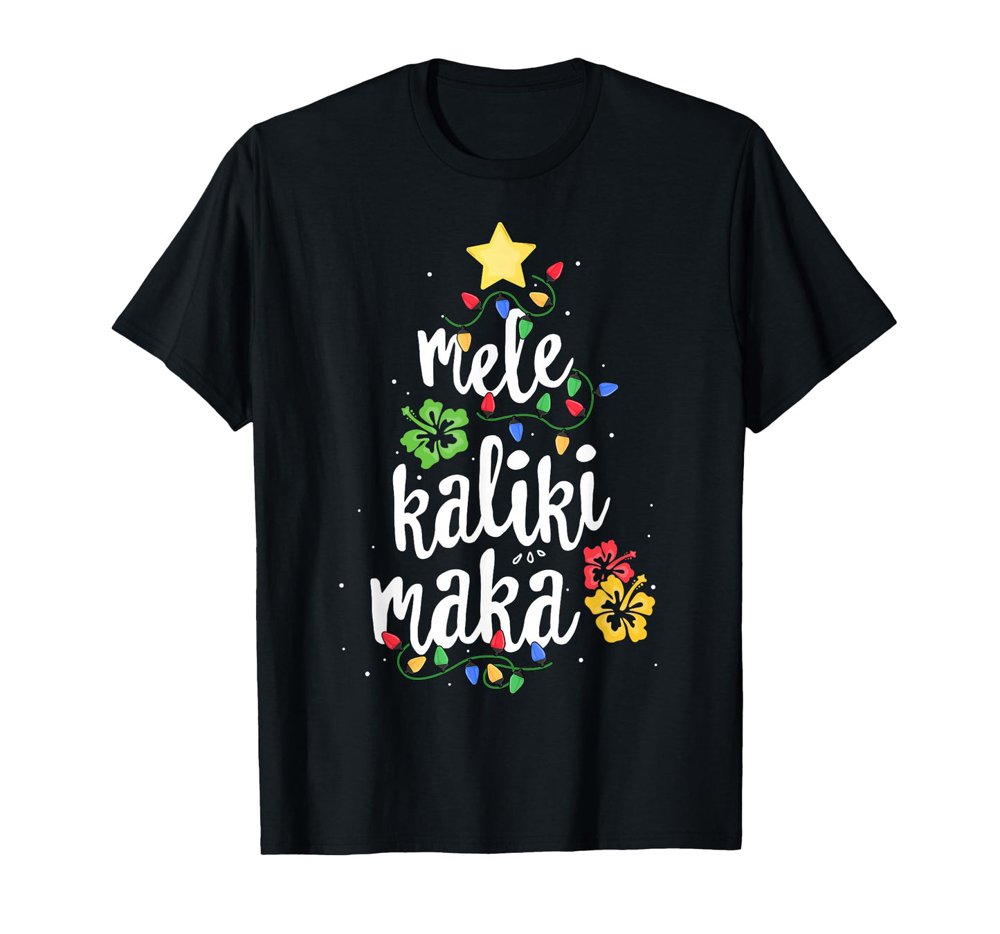 Mele Kalikimaka For Women Hawaiian Hawaii Christmas T-Shirt