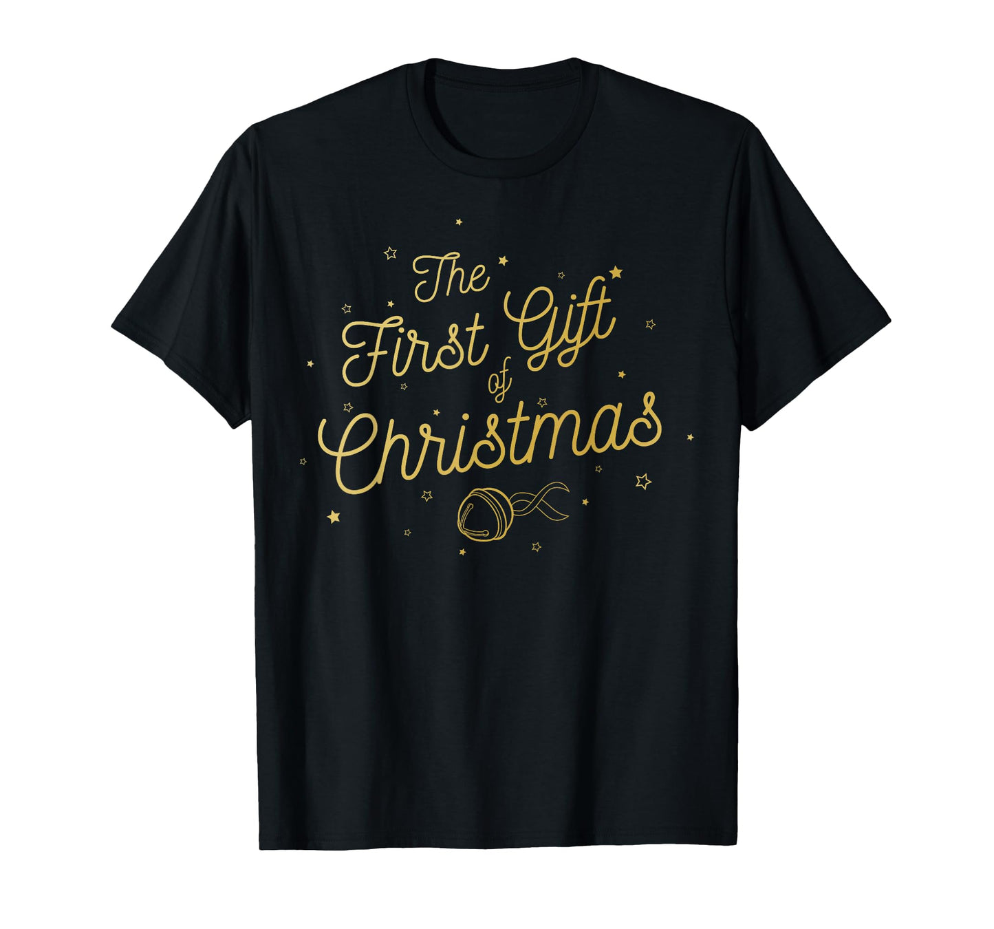The Polar Express Unisex Adult Black Themed-Christmas T-Shirt