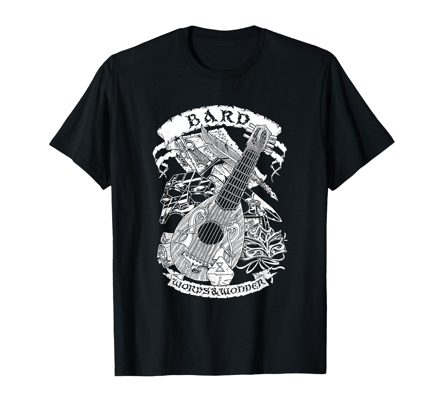 Fantasy RPG T-Shirt - Bard T-Shirt