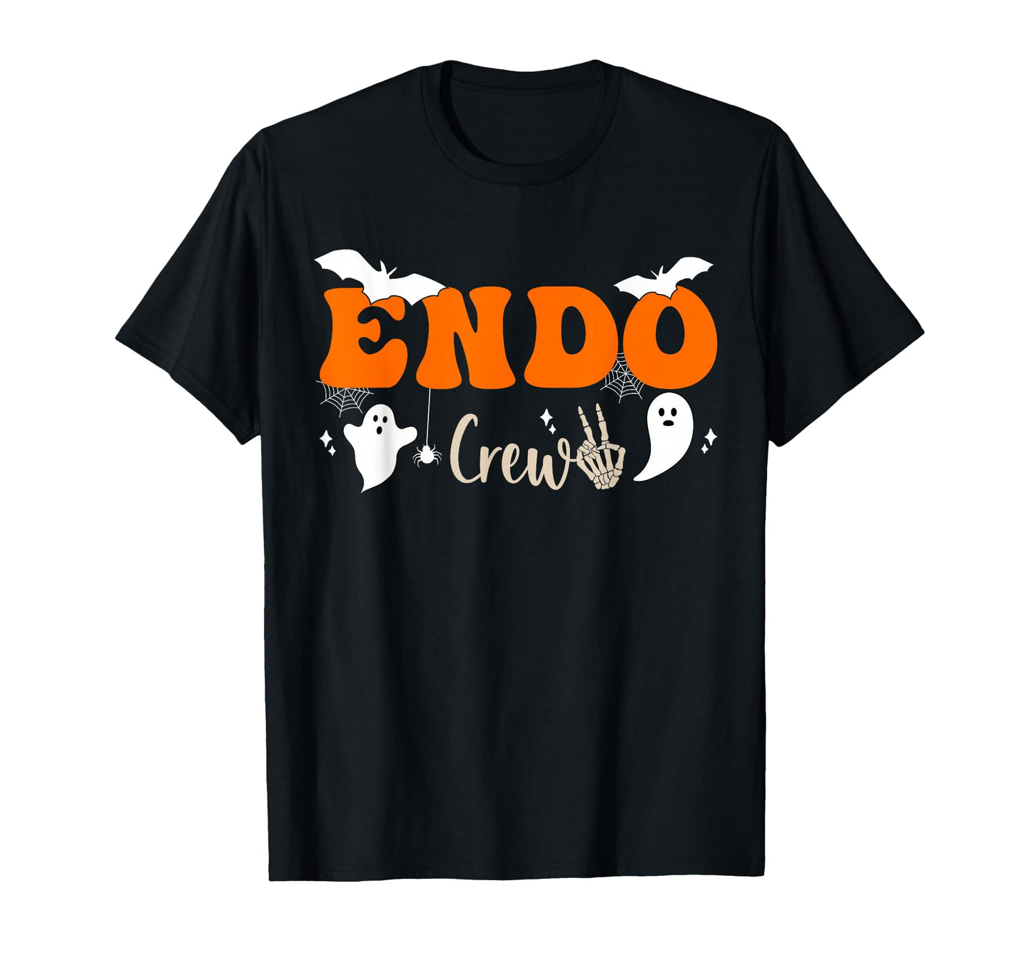 Halloween Endoscopy Crew Ghosts Pumpkin ENDO Nurse Squad T-Shirt