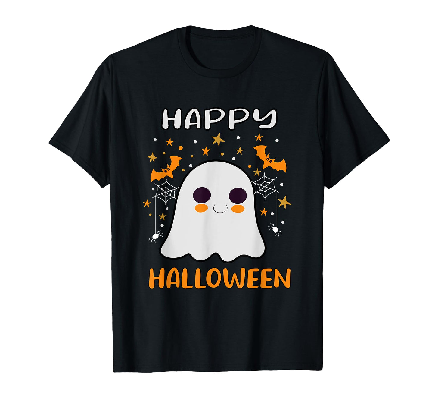 Happy Halloween Funny Halloween Ghost Cute for Women T-Shirt