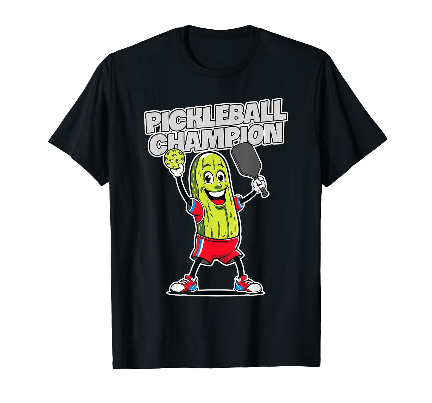 Pickleball Champion Funny Sport Racket Tournament Pickleball T-Shirt