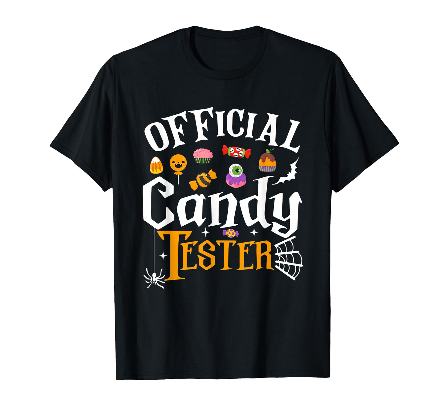 Official Candy Tester Shirt Funny Halloween Men Women Kids T-Shirt