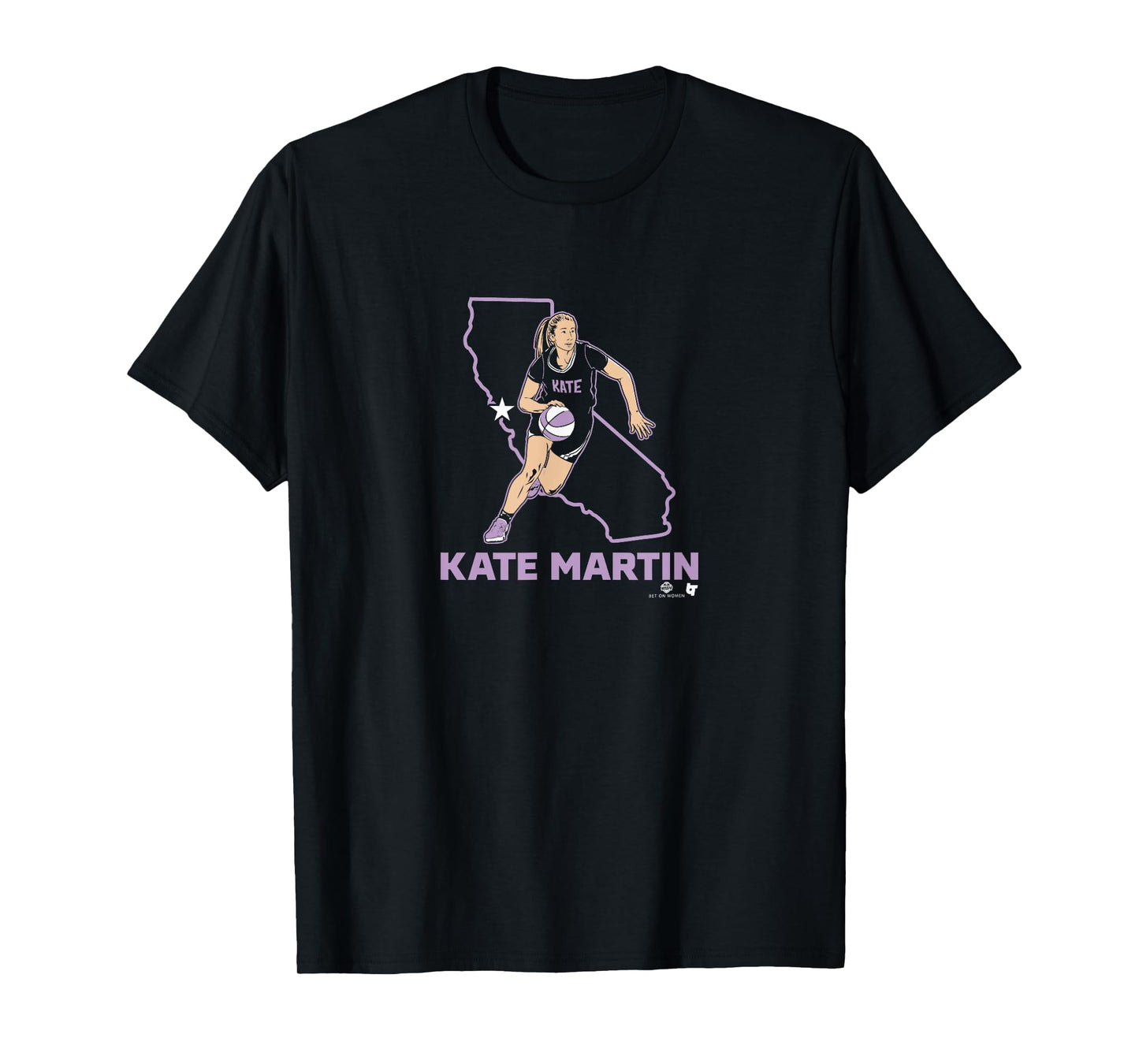 Kate Martin - State Star - Golden State Women's Basketball T-Shirt