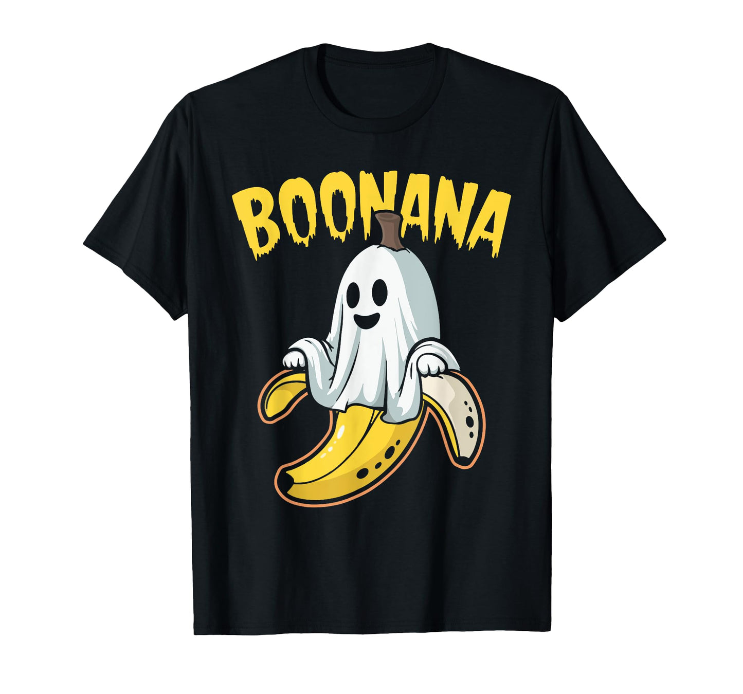 Boonana Cute Ghost Banana Halloween T-Shirt