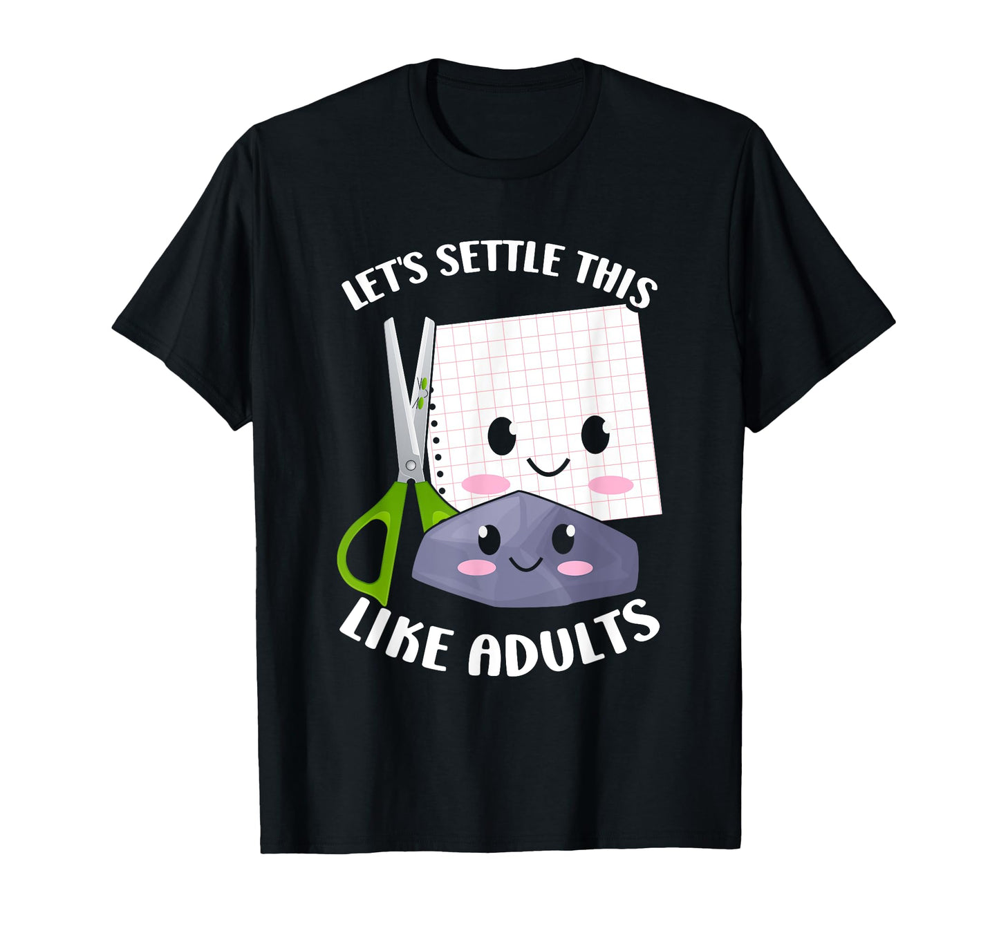 Rock Paper Scissors Funny Group Kawaii Halloween Costumes T-Shirt