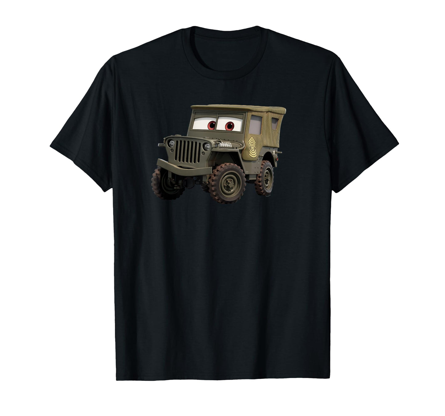 Disney PIXAR Cars Sarge 1942 Jeep Veteran’s Day T-Shirt
